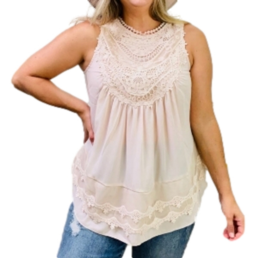 Women's 2XL sleeveless, lined blouse.  New!